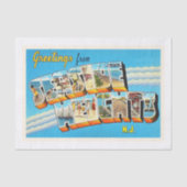 Seaside Heights New Jersey NJ Briefkaart- Tissuepapier (Voorkant)