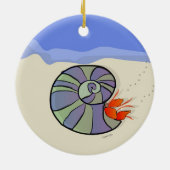 Seaside Hermit Crab Ornament (Achterkant)