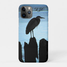 Seaside Heron Silhouette Case-Mate iPhone Case