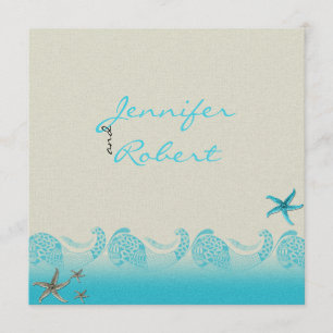 Seaside in de Uitnodiging van het Jubileum Sand en