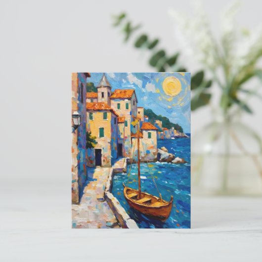 Seaside in Europe Briefkaart (Staand voorkant)