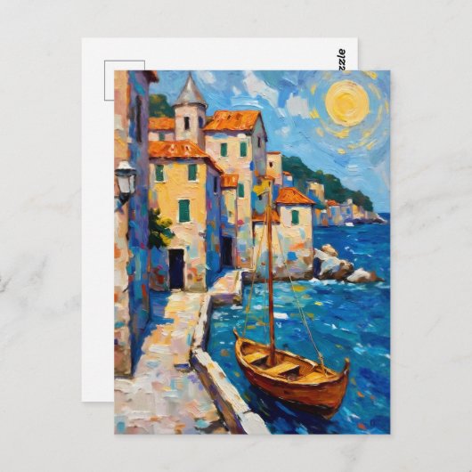 Seaside in Europe Briefkaart (Voorkant / Achterkant)