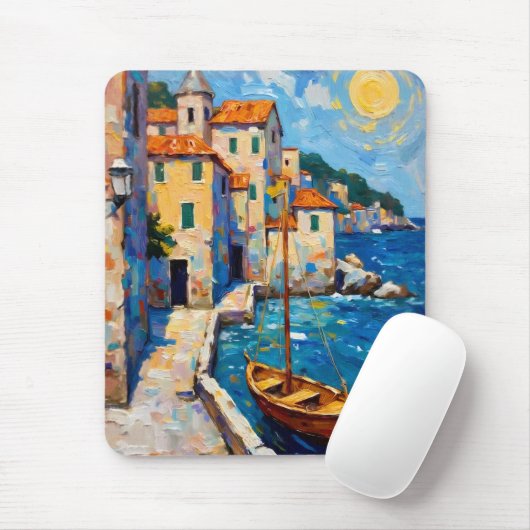 Seaside in Europe Muismat (Met muis)