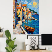 Seaside in Europe Poster (Thuiskantoor)