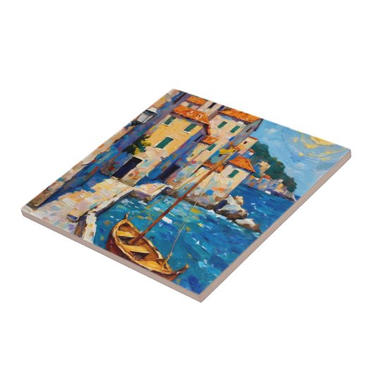 Seaside in Europe Tegeltje (Zijkant)