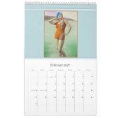 Seaside in stijl portretfoto briefkaarten kalender (Feb 2027)