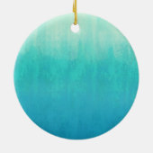 Seaside Inspirations Ombre Keramisch Ornament (Achterkant)
