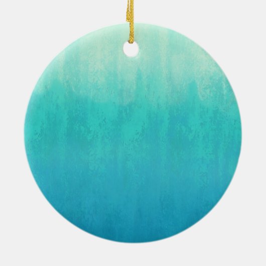 Seaside Inspirations Ombre Keramisch Ornament (Achterkant)