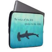 Seaside Inspirations Ombre Laptop Sleeve (Voorkant Rechts)