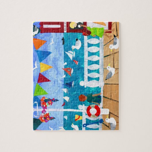 "Seaside" Jigzaag Puzzle Legpuzzel (Verticaal)