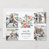 Seaside | Kustfeestdag Foto collage Kaart (Voorkant)