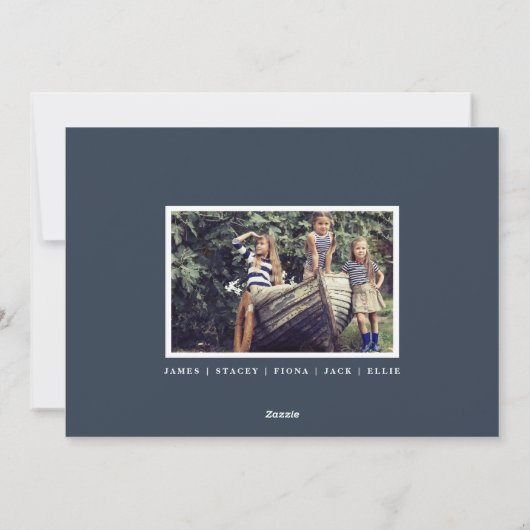 Seaside | Kustfeestdag Foto collage Kaart (Achterkant)