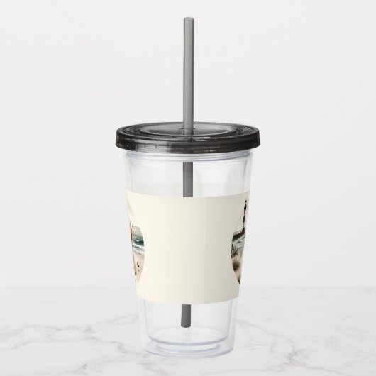 Seaside Lighthouse Stroll Acryl Drinkbeker (Rechts)