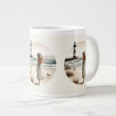 Seaside Lighthouse Stroll Grote Koffiekop (Voorkant rechts)