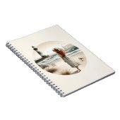 Seaside Lighthouse Stroll Notitieboek (Rechterzijde)