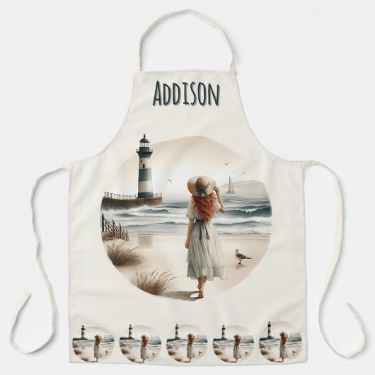 Seaside Lighthouse Stroll Schort (Voorkant)