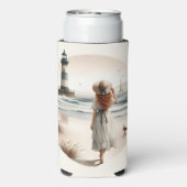 Seaside Lighthouse Stroll Seltzer Blikjeskoeler (Seltzer Achterkant)