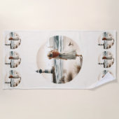 Seaside Lighthouse Stroll Strandlaken (Voorkant)