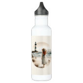 Seaside Lighthouse Stroll Waterfles (Links)