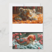 Seaside Love: Radiant Heart Beach Huwelijksuitnodi Kaart (Achterkant)