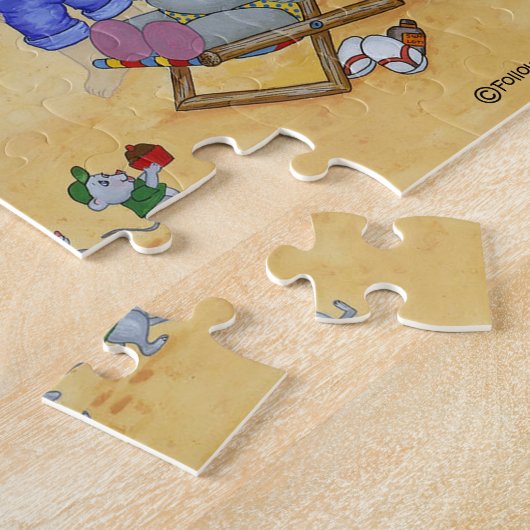 Seaside Magic Puzzle Legpuzzel (Zijkant)
