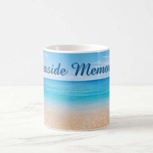 Seaside Memories Personalized Mug Koffiemok (Center)
