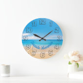 Seaside Memories Round Wall Clock Grote Klok (Huis)