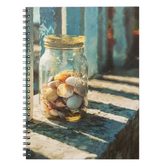 Seaside Memory Jar Notitieboek (Voorkant)