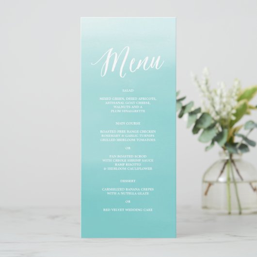 Seaside | Menu (Staand voorkant)