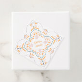 Seaside Mosaic Favoriet Tag Bedankjes Labels (In situ)