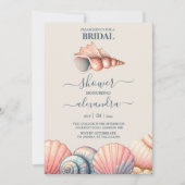 Seaside Nautical Seashell Vrijgezellenfeest Kaart (Voorkant)