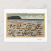 Seaside, Oregon - Bathing in Suft and Sunshine Briefkaart (Voorkant)