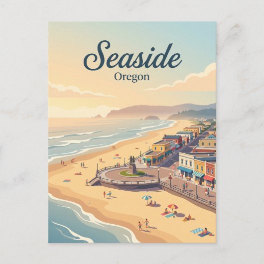 Seaside, Oregon Briefkaart (Voorkant)