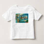 Seaside, Oregon - Grote Letter-scènes 2 Kinder Shirts (Voorkant)