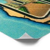 Seaside, Oregon - Grote letterscènes Poster (Hoek)