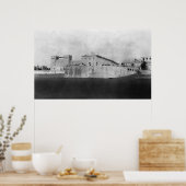 Seaside, Oregon Hotel en Turnround Poster (Keuken)