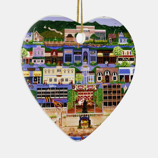 Seaside Oregon Keramisch Ornament (Rechts)