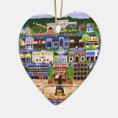 Seaside Oregon Keramisch Ornament (Links)