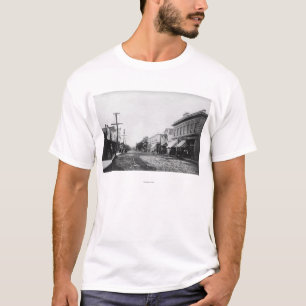Seaside, Oregon Main Street Uitzicht Foto T-shirt