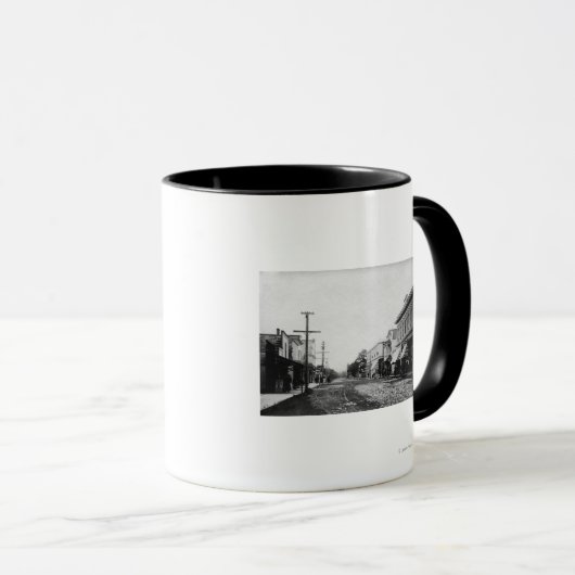 Seaside, Oregon Main Street Uitzicht Mok (Voorkant rechts)