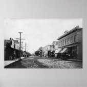 Seaside, Oregon Main Street Uitzicht Poster (Voorkant)