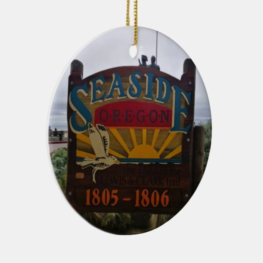 Seaside Oregon Ornament West Coast Beach (Rechts)