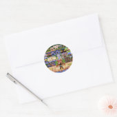 Seaside Oregon Ronde Sticker (Envelop)