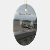 Seaside Oregon Seagulls on the Beach Prom Ornament (Rechts)