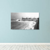 Seaside, Oregon Sou Wester Wave and Turround Canvas Afdruk (Insitu (Houten vloer))