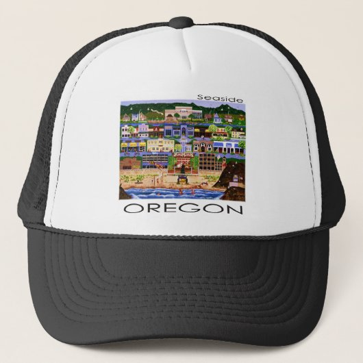 Seaside Oregon Trucker Pet (Voorkant)