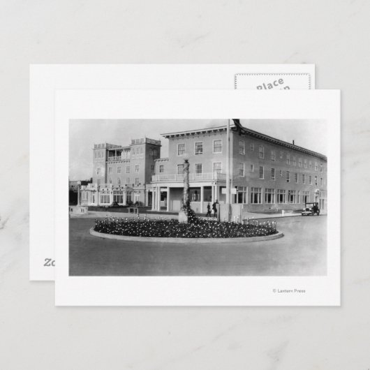 Seaside, Oregon Uitzicht van Hotel Seaside Fograaf Briefkaart (Voorkant / Achterkant)