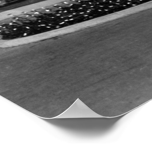 Seaside, Oregon Uitzicht van Hotel Seaside Fograaf Poster (Hoek)