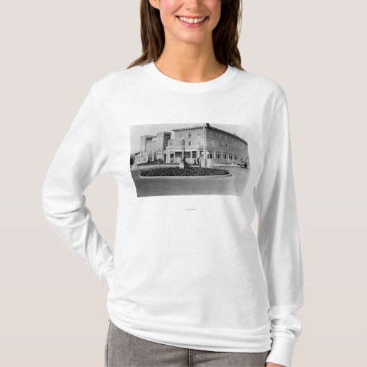Seaside, Oregon Uitzicht van Hotel Seaside Fograaf T-shirt (Voorkant)