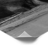 Seaside, Oregon Waterfall bij Hug Point Poster (Hoek)